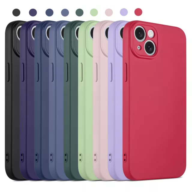 Case For Iphone 15 14 13 12 11 Pro Max Xs X 8 7 Se Silicone Gel Shockproof Cover