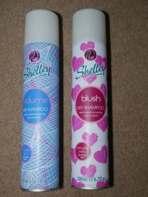 Shelley Dry Shampoo 200ml Original, Volume Or Blush Greasy Hair Recovery