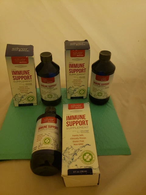 American Biotech Lab Silver Biotics Ultimate Immune Support| 3 Bottles 8 OZ Each