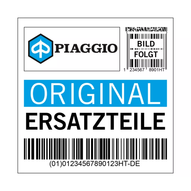 Sitzbank Piaggio, schwarz, rot, 86694505 für Derbi Senda DRD SM X-Treme 50ccm