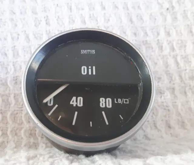 2 Inch Smiths Oil Pressure Gauge Instrument Clock : Jaguar Xj6  Xj 6