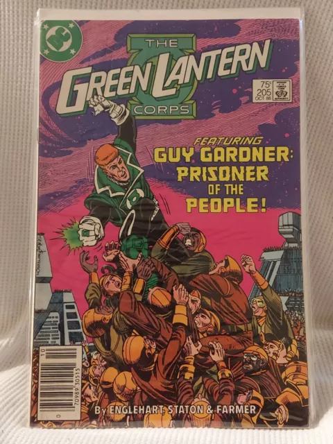 Green Lantern 205 Very Fine Newsstand Edition