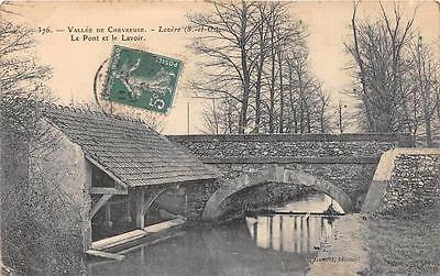 Cpa 91 Vallee De Chevreuse Lozere Le Pont Et Le Lavoir