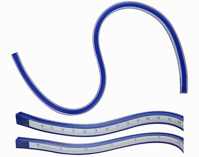 Kurvenlineal curvas regla lienal flexible para dibujar formas pintar 60 30 cm