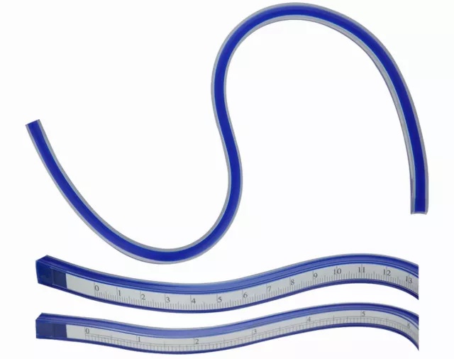 Línea de curva curvas Línea flexible Lienal para dibujar Pintar Formas 60 30 cm Línea de curva curvas Línea flexible Lienal para dibujar Pintar Formas 60 30 cm