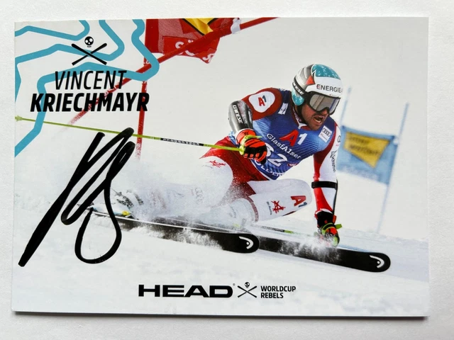 Carte Autographe Hannes Trinkl - Bronze Olympique 1998 Ski Alpin (Original, Autriche)