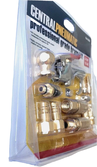 PneumaticProfesional grade brass kit ,12pc 1/4New 2