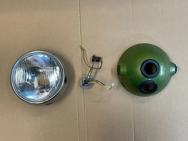 SUZUKI RV50 RV75 RV90 RV125 VAN VAN Headlight +Bulb + Steel Metal