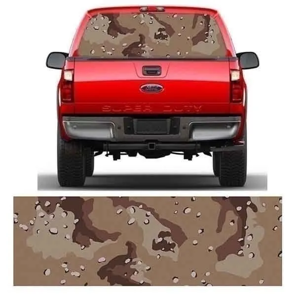 Metro Auto Graphics Desert Camo Window Truck Tint fits Ford Dodge Chevrolet
