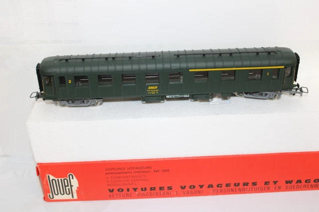 JOUEF TRAIN VOITURES Voyageurs et Wagons 2e Classe Fourgon Modernisé