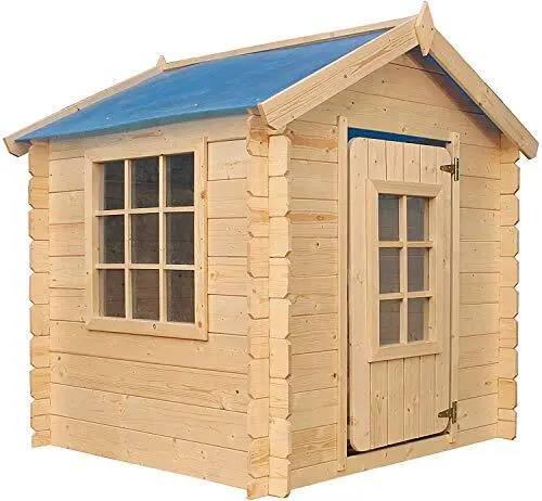 Wooden Playhouse for Kids Outdoor, 19 mm planks - Fun Wendy House Outdoor Play -