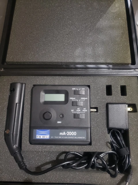 Bell Ma-2000 Current Probe Dc/True Rms Ac Non-Contact Milliammeter