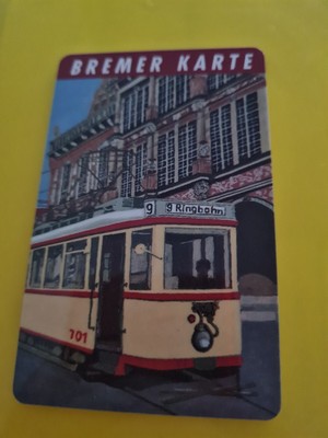 BREMER KARTE BSAG Alte Strassenbahn EUR 1,00 - PicClick DE