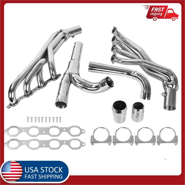 STAINLESS STEEL EXHAUST Manifold Headers for Chevy/GMC Silverado 1500 5