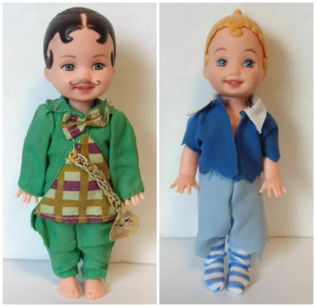 TOMMY DOLL LOT of 2 Lollipop Guild Munchkin Wizard & Mayor of Oz Barbie Kelly