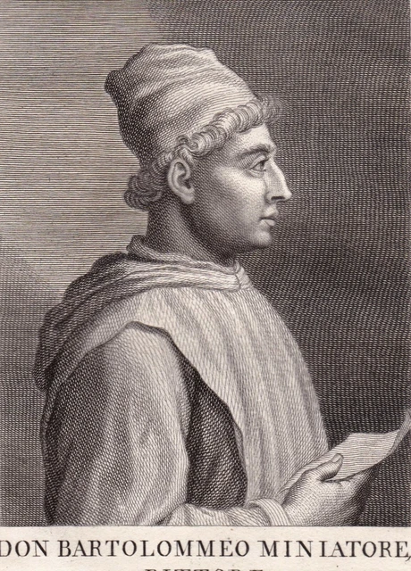 PORTRAIT XVIIIE BARTOLOMEO della Gatta Enlumineur Peintre Architecte