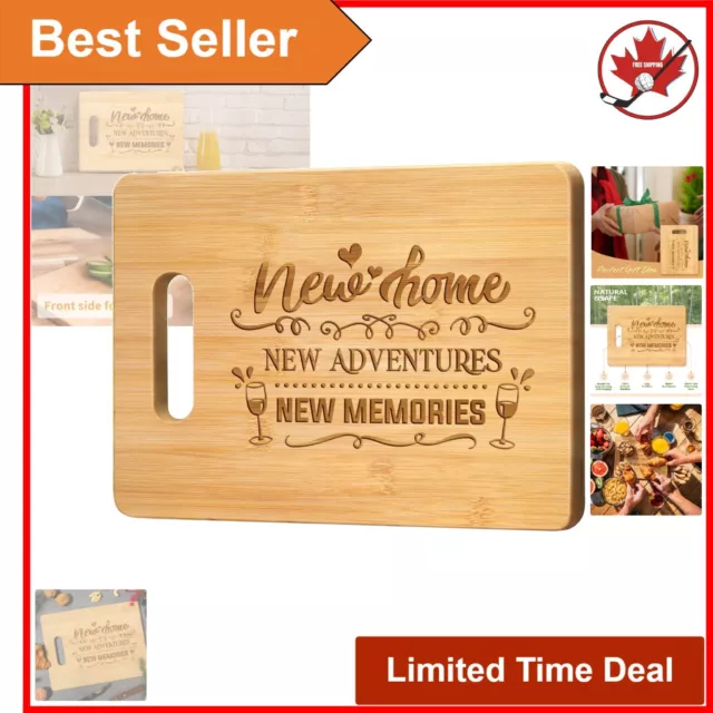 Personalized Engraved Bamboo Cutting Board - Meaningful Housewarming Gift