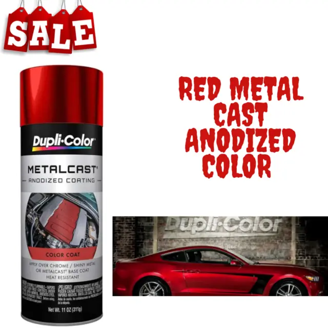 Red Anodized Coating Spray Gloss Brake Engine Custom Caliper Paint High Temp