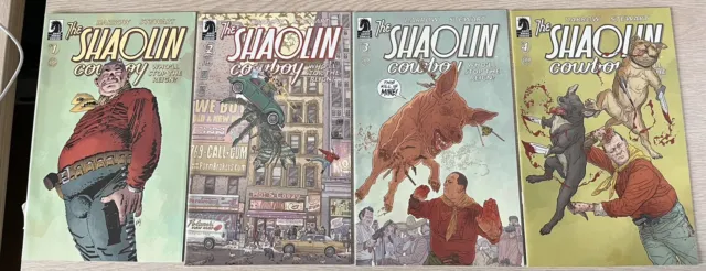 Shaolin Cowboy Who'll Stop The Reign? 1 2 3 4 Full Run Lot 4 Dark Horse Comics