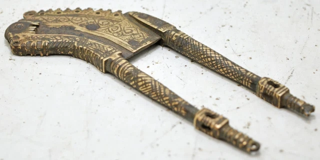Antique Brass Betel Nut Cutter Sarota Original Old Very Fine Hand Crafted