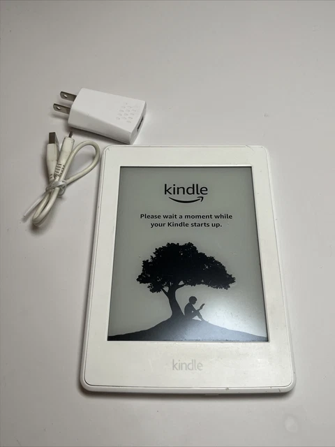 Amazon Kindle Paperwhite 7th Gen (DP75SDI) White 4GB Works See description Amazon Kindle Paperwhite 7th Gen (DP75SDI) White 4GB Works See description