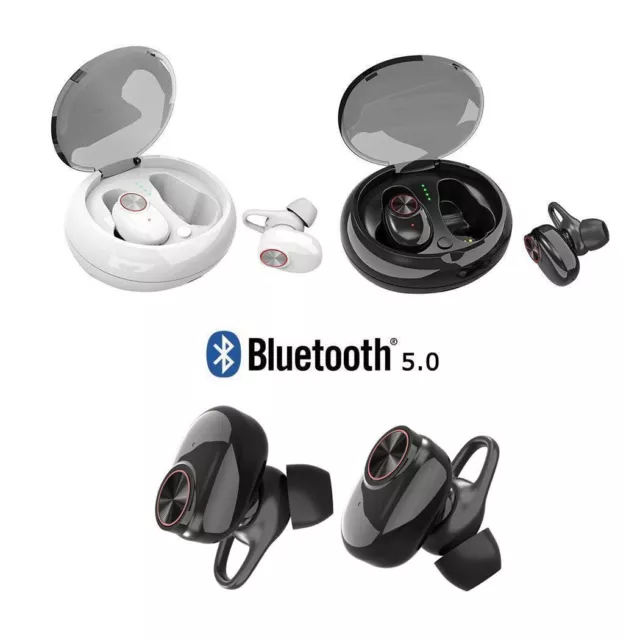 Wireless Bluetooth 5.0 InEar Earbuds Sport True Headset Deep Bass Twins Earphone