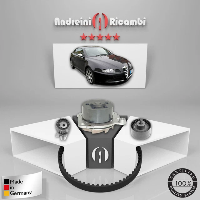 Kit Courroie De Distribution + Pompe à Eau Diesel 1.9L - Compatible Renault Trafic, Vivaro, Espace, Laguna (2001-2014)