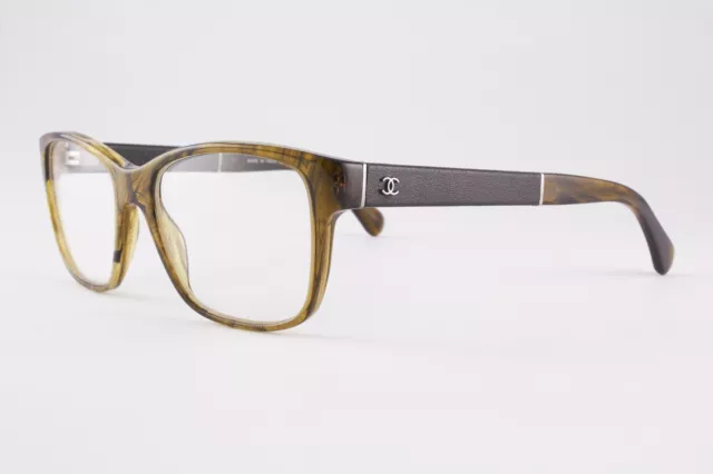 VERY RARE AUTHENTIC Chanel 3310-Q C.1568 52mm Olive Green Marble Glasses  Italy $365.00 - PicClick