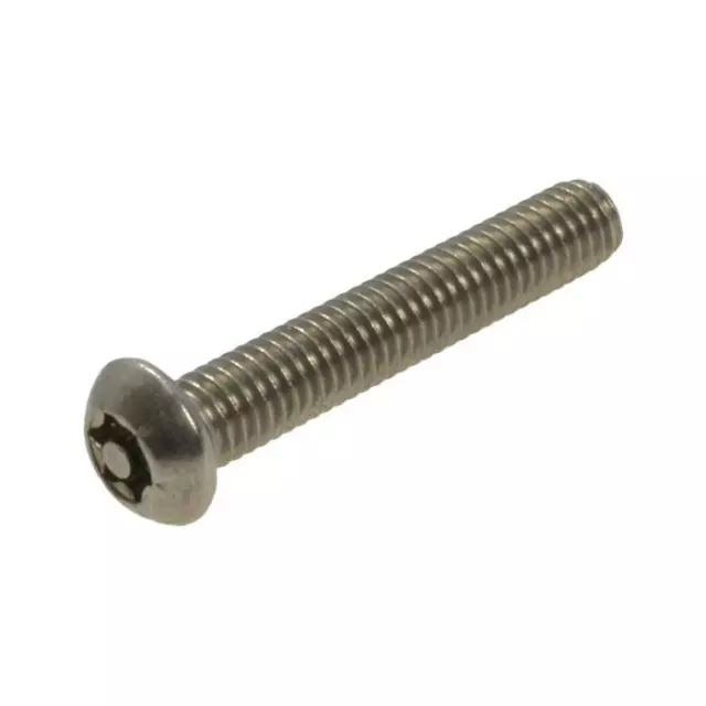Pack Size 50 Stainless Button Post Torx M8 x 40mm Security T40 Machine Screw