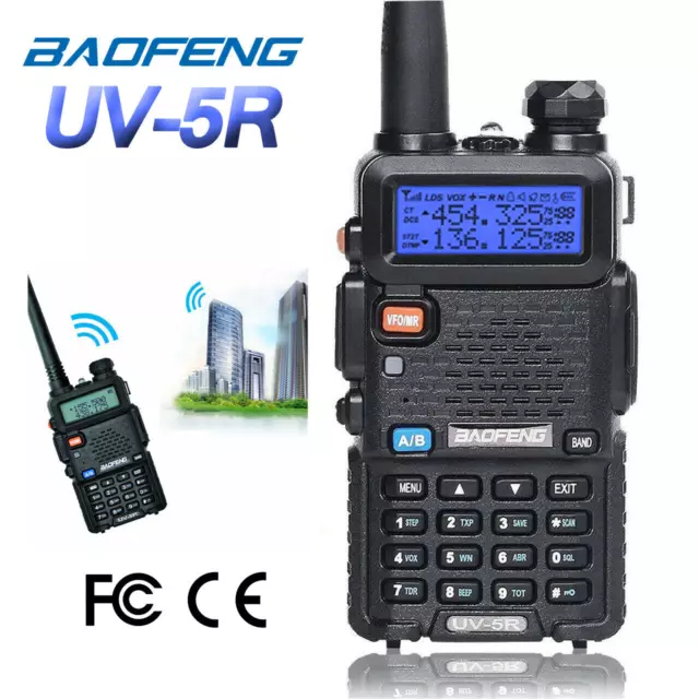 Baofeng Uv-5R Vhf/Uhf Dual Band Radio Walkie-Talkie Radio Lunga De