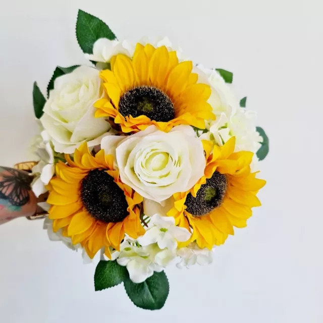 Wedding Flowers Sunflowers ~ Bouquet Bride~ Bridesmaid ~FlowerGirl ~ Buttonhole