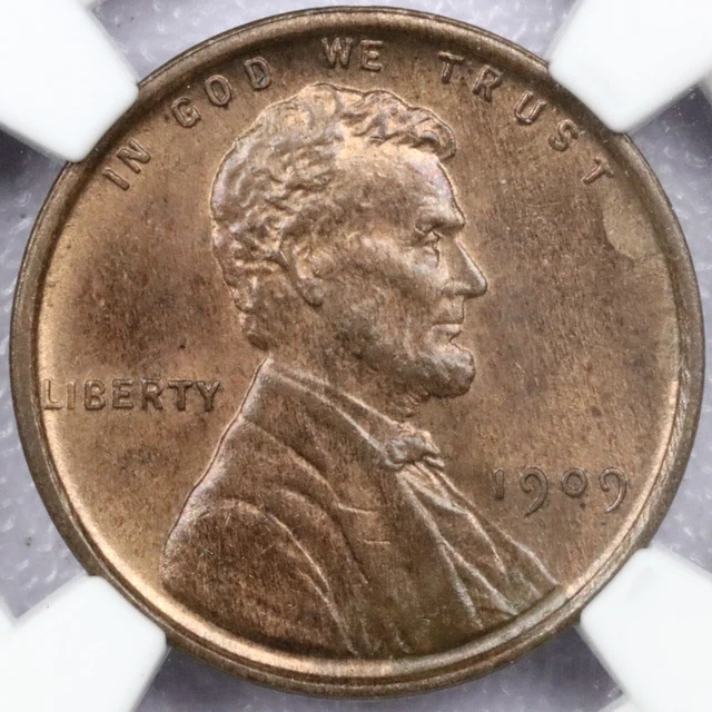 1909 VDB 1c Lincoln Wheat Cent - NGC MS 64 RB