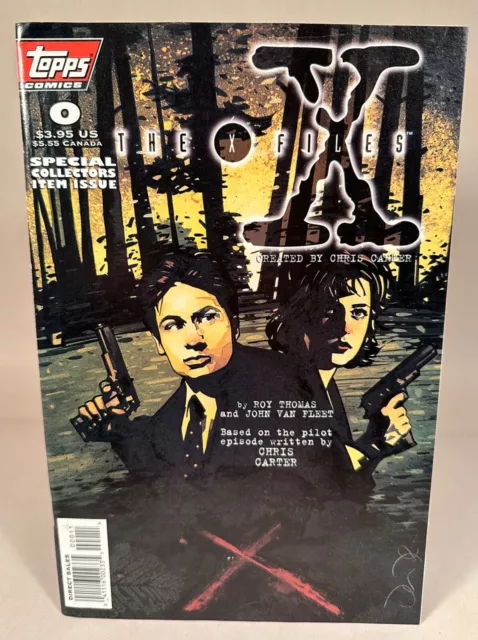X-Files #0 NRMT+, Chris Carter, Topps, 1996, Vol. 1, No. 0, Collectors Issue