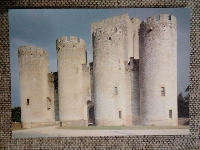 Cpsm Cpm 33 Gironde Mazeres Château De Roquetaillade Entrée Façade Ouest