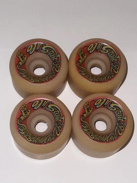 Roues de skateboard vintage années 1980 Santa Cruz OJ II Team Roues de skateboard vintage années 1980 Santa Cruz OJ II Team