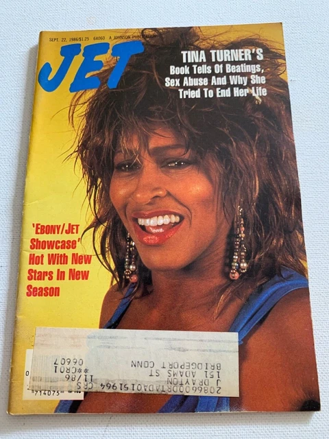 Jet Magazine Sept 22, 1986 TINA TURNER’S Book Tells Of Beatings, Sex Abuse And.. Jet Magazine Sept 22, 1986 TINA TURNER’S Book Tells Of Beatings, Sex Abuse And..