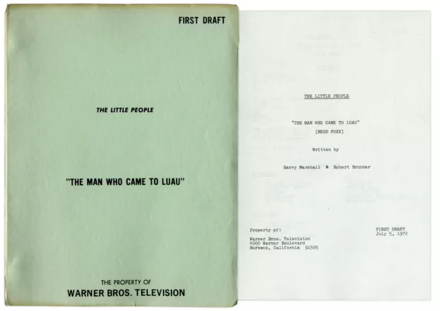 From Redd Foxx Estate The Little People Script