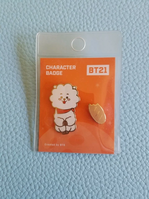 BTS BT21 OFFICIAL Line Friends RJ UNIVERSTAR BADGE Pin NEW EUR 7,43 ...