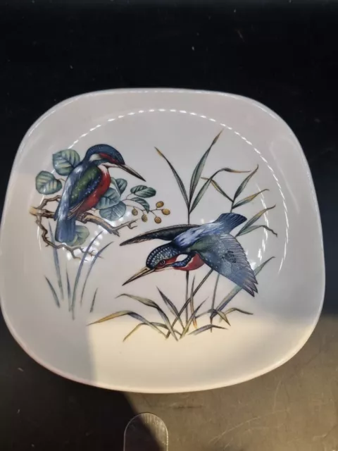 Pretty Little Trinket Dish Kingfisher Design Used