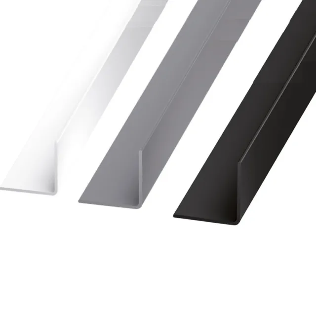 Plastic Corner Trim PVC Angle Cover Strip Rigid 90 Degree Angle Edging  1 Metre