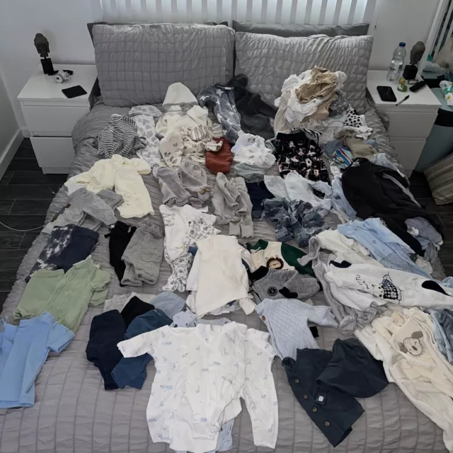baby boy newborn/first size clothes bundle