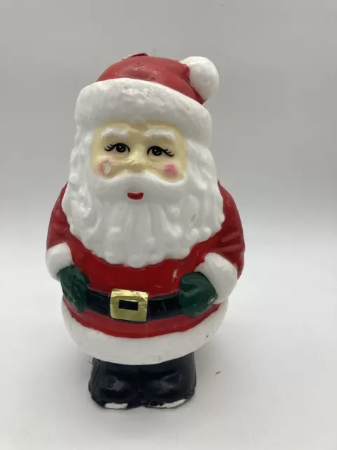 Vintage Christmas Candle Large Santa