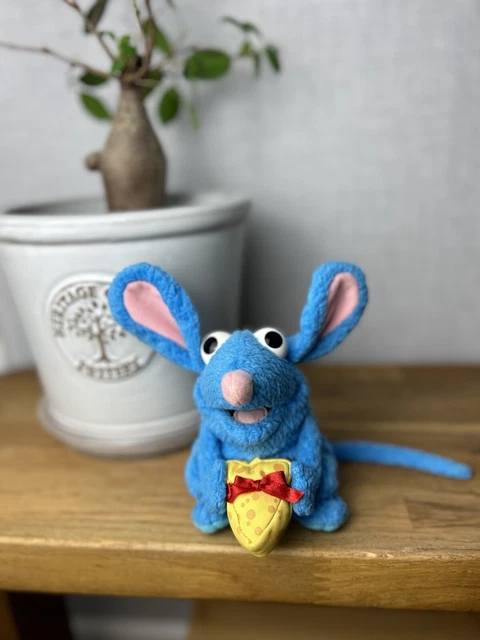 TUTTER MOUSE BEAR In The Big Blue House Holding Cheese - Jim Henson ...