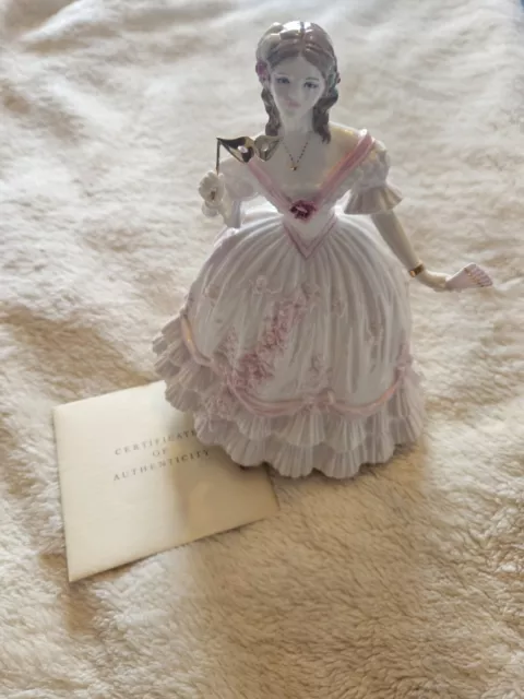 ROYAL WORCESTER THE MASQUERADE BEGINS FIGURINE - Great Condition