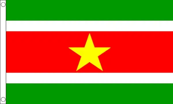 Cortina ataúd bandera nacional de Surinam con envío rápido