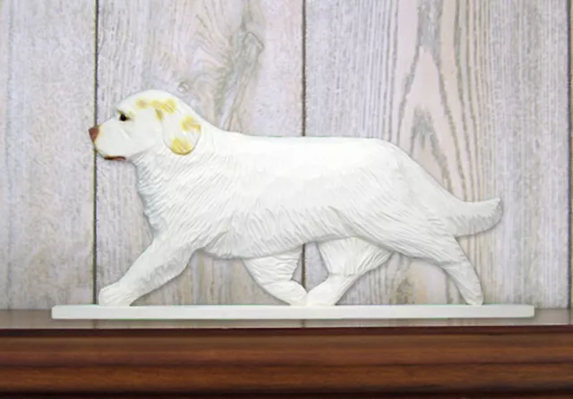 Clumber Spaniel Sign Plaque Wall Decor Lemon