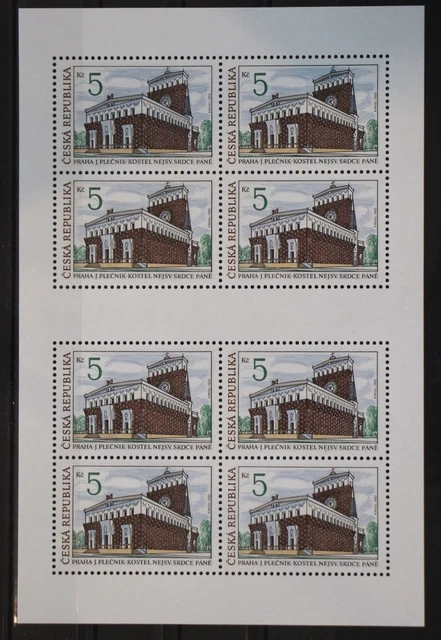 Tschechische Republik Kleinbogen 6 postfrisch Kirche #GG003