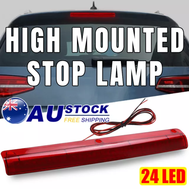 24 LED 3RD High Mount Third Brake Tail Stop Light Lamp 12V Universal Truck Car