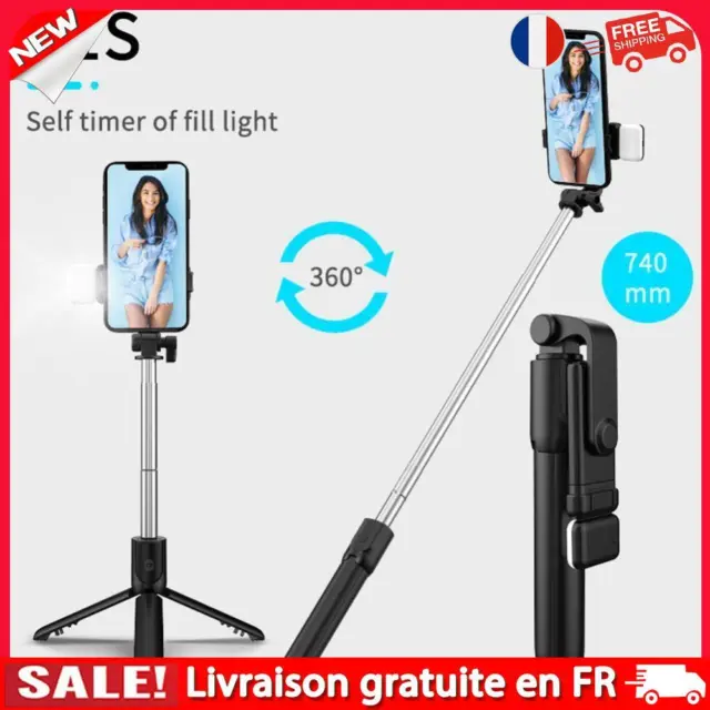 R1 Phone Selfie Stick Tripod Extendable Bluetooth-compatible Monopod with Fill L