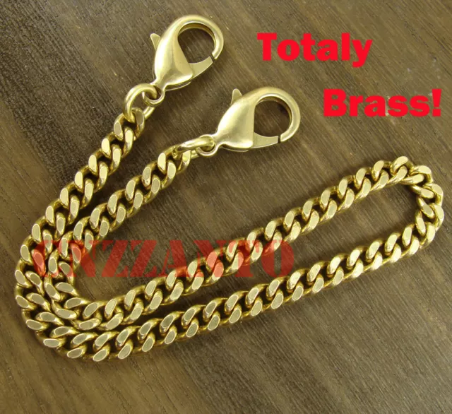 Solid Brass Lobster clasps Snap hook Fob key chain ring holder wallet clip H162